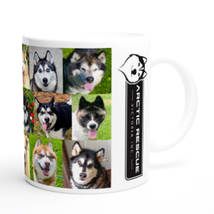 Arctic Rescue Victoria ceramic mug with dog photos - 325ml