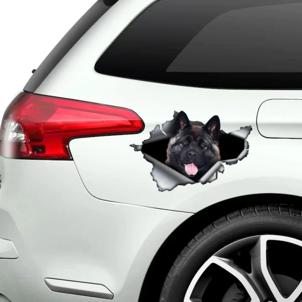 Akita car sticker