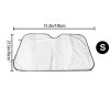 Windscreen sunshade 70x130 cm