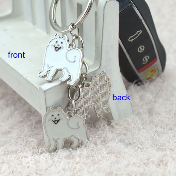 Samoyed key ring