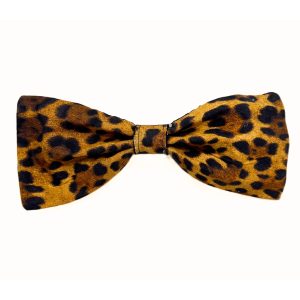 Leopard print bowtie